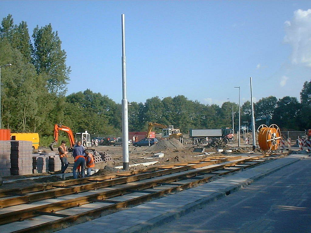 Gustav Mahlerlaan - Aanleg tramlijn 16 en 24 - Amsterdam