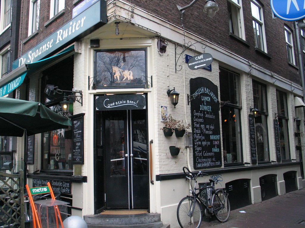 Nieuwezijds Voorburgwal - Jenevercafe De Spaanse Ruiter - Amsterdam
