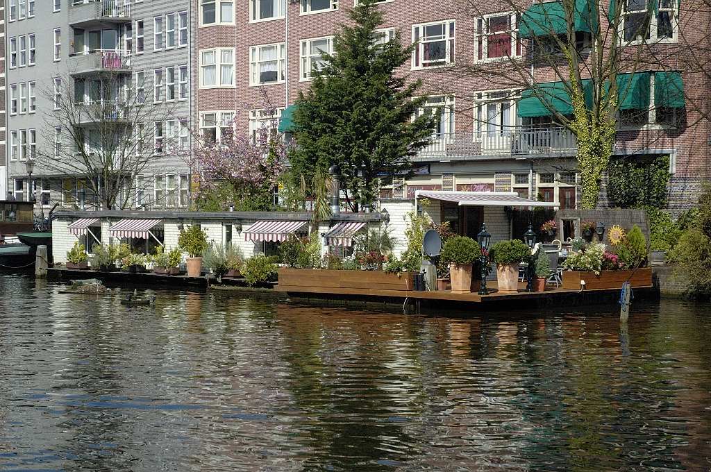 Singelgracht - Achterzijde Marnixstraat - Amsterdam