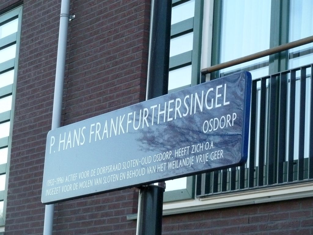 P. Hans Frankfurthersingel - Amsterdam
