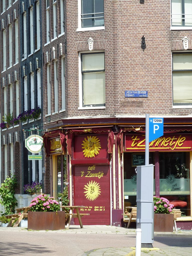 Jacob van Lennepstraat - Cafe t Zonnetje - Amsterdam