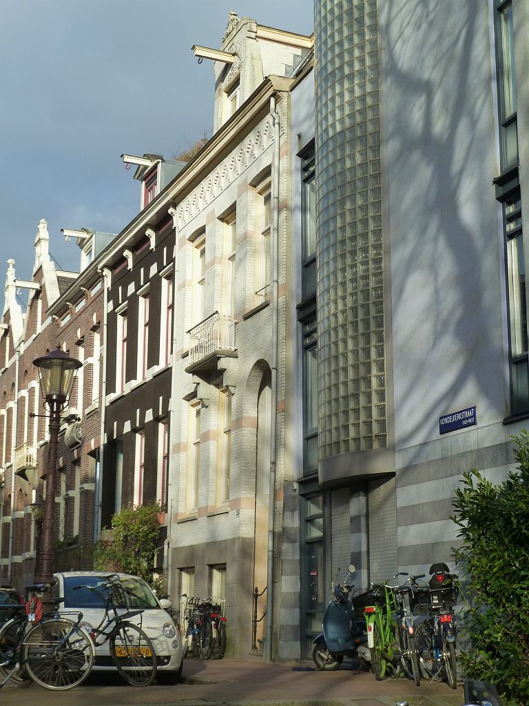Ingang Vondelkerkstraat - Amsterdam