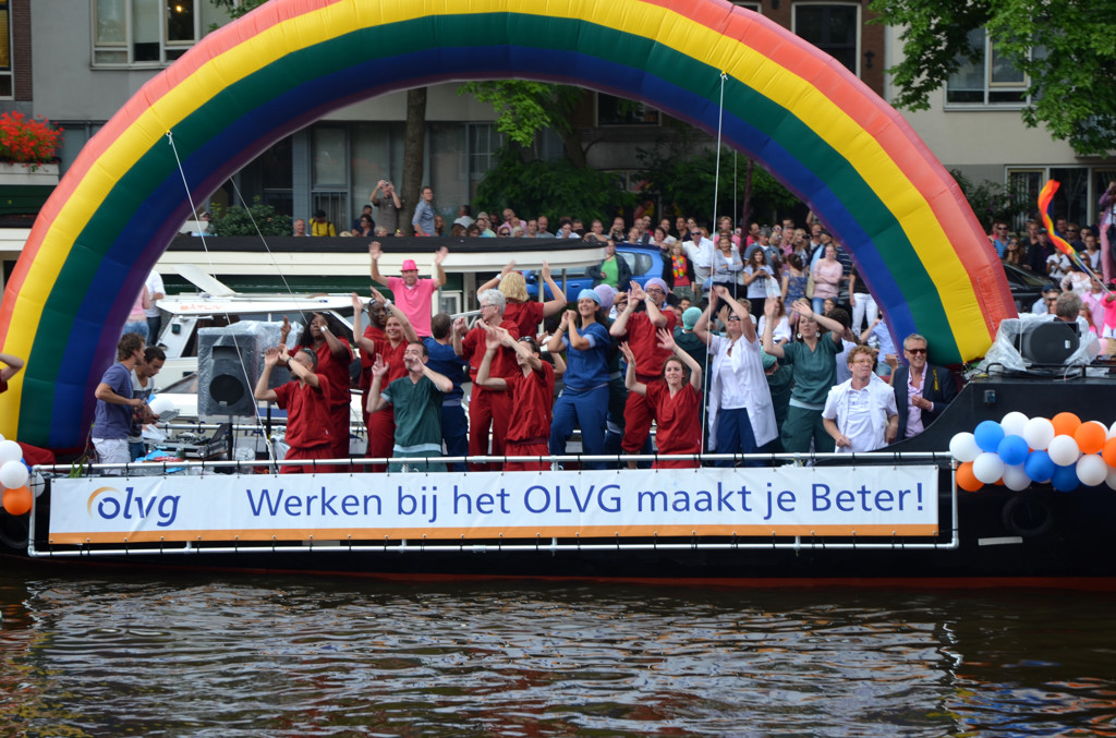 Canal Parade 2012 - Deelnemer OLVG - Amsterdam