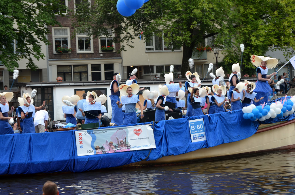 Canal Parade 2012 - Deelnemer GGD SOA Poli - Amsterdam