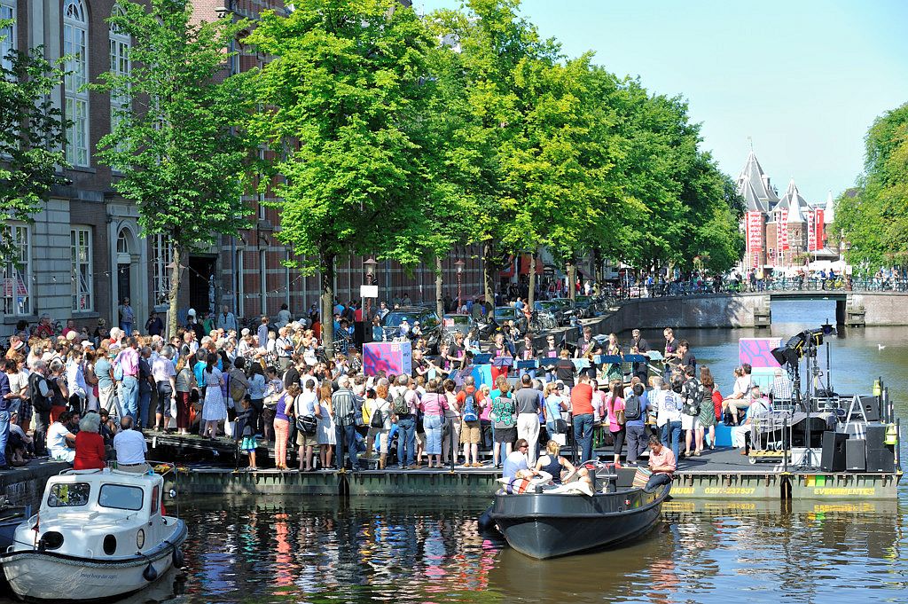 Grachtenfestival 2012 -Kloveniersburgwal - Amsterdam
