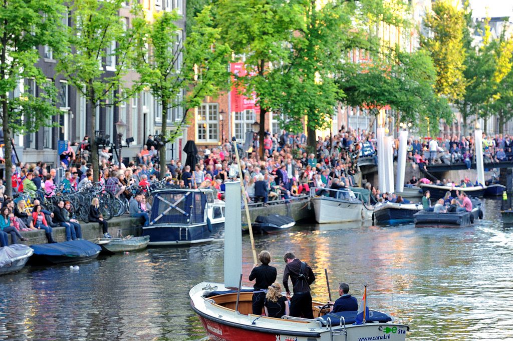 Grachtenfestival 2012 - Kloveniersburgwal - Amsterdam