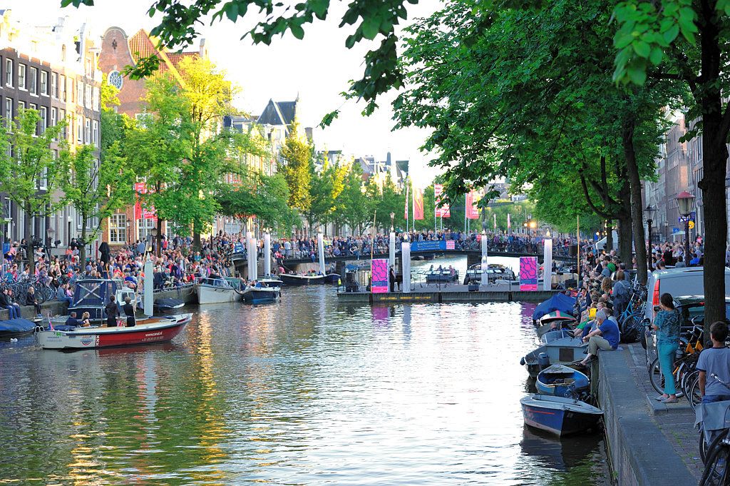 Grachtenfestival 2012 - Kloveniersburgwal - Amsterdam