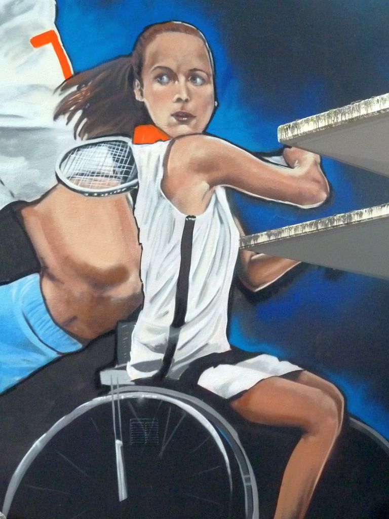 Bosbaanweg - Graffiti Paralympics Londen - Jiske Griffioen - Amsterdam
